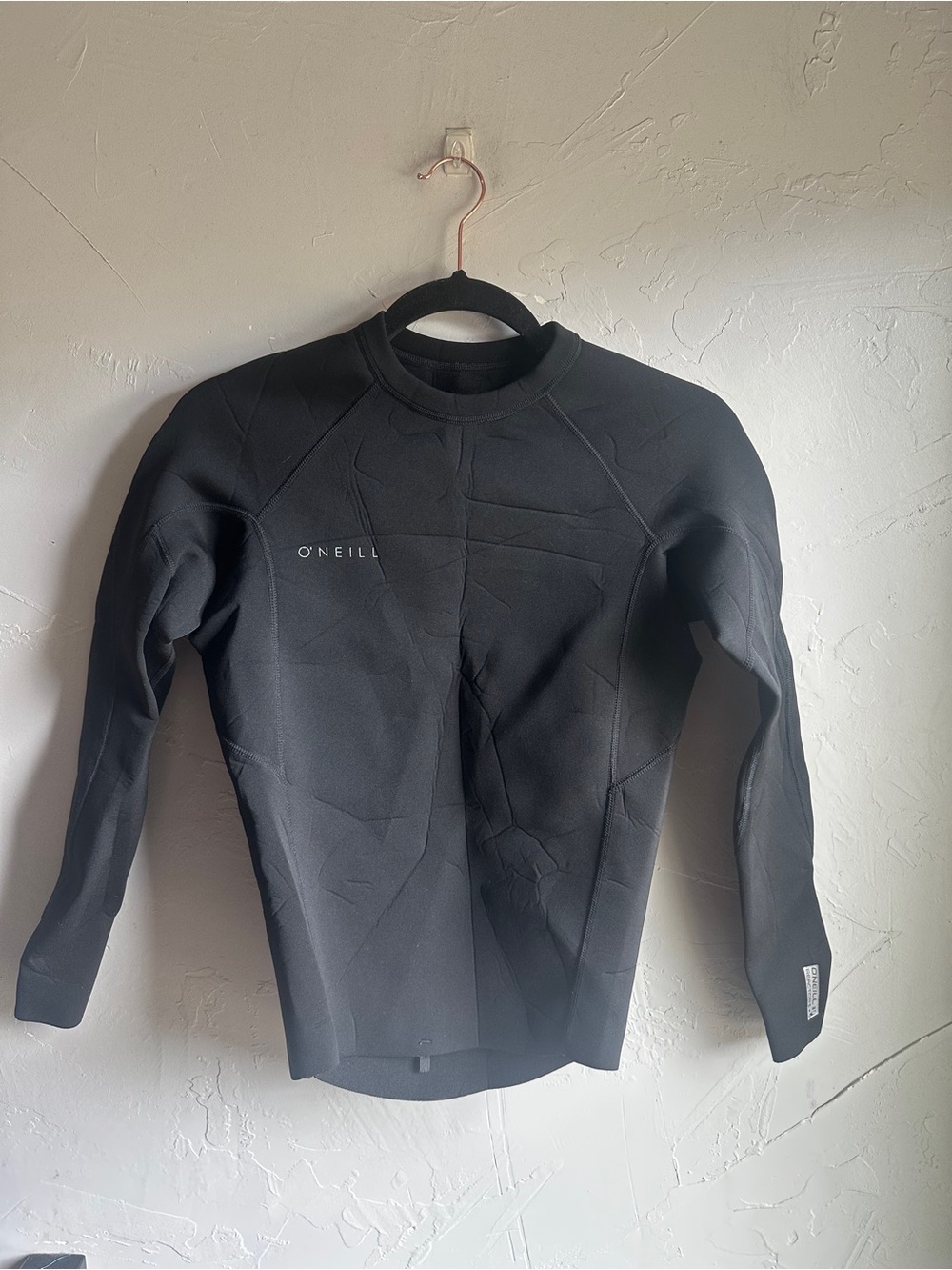 O'Neill Reactor II 1.5mm Long Sleeve Wetsuit Top Surf Swim Black Men S